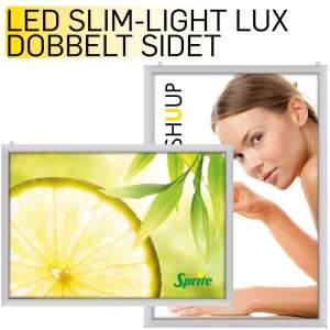 LED Slim Lightbox dobbelt