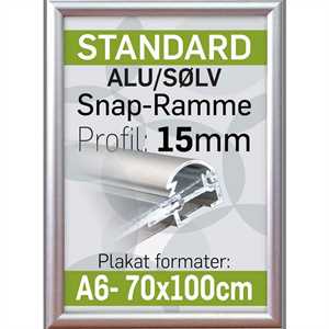 Billig alu snap frame A3 15 mm profil 