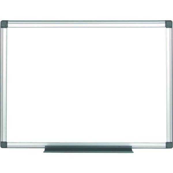 Whiteboard budget - alu/sølv - 90 x 60 cm