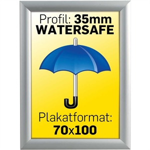 Billig watersafe klapramme 70 x 100 cm 35 mm profil