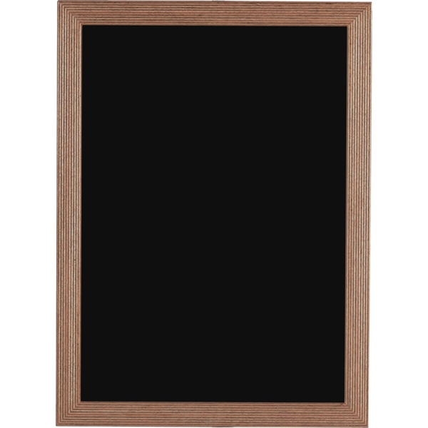 Billig og elegant sort tavle 38 mm træramme 60 x 80 cm