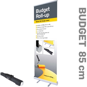 Budget roll up billig letvægt enkeltsidet 85 x 220 cm