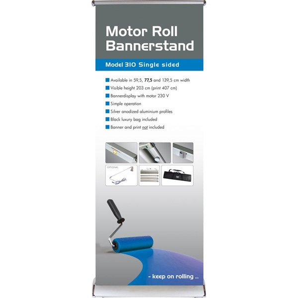 Motor roll Bannerstand