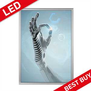 LED klapramme med lys - BEST BUY - 50 x 70 cm