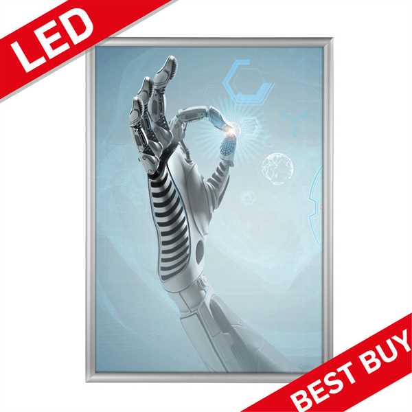 LED klapramme med lys - BEST BUY - 50 x 70 cm