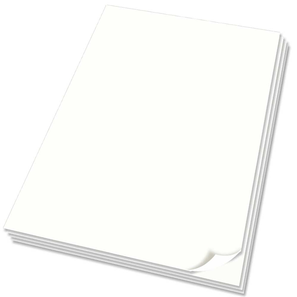 Billig hvid plakatpapir glat 70 x 100 cm