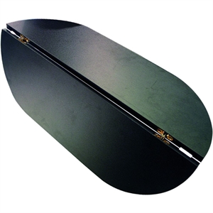 Sort bordplade til disk Sort - Bordplade til disk, 70 x 50 cm