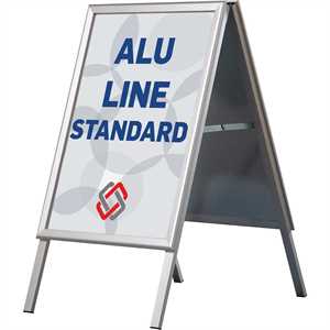 Alu-Line Standard  Gadeskilt - Alu/elox. - Poster: 70 x 100 cm