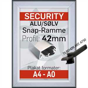 God og billig Security frame A1 